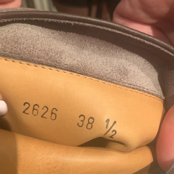 Knee High Boots Genuine Italian Leather Size 38.5 LIKE NEW - Picture 3 of 3